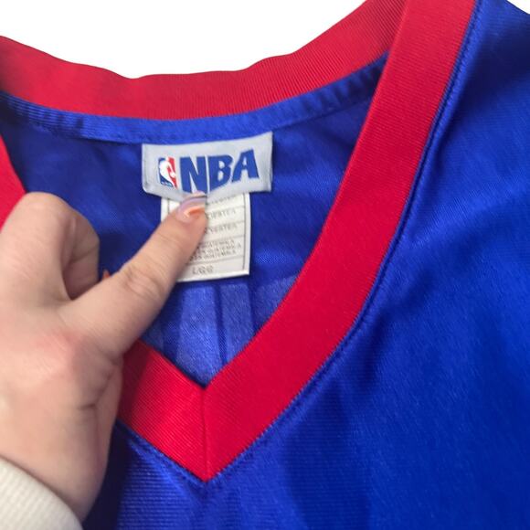 NBA Detroit Pistons Tayshaun Prince 22 Swingman Basketball Jersey Adult L Large - Picture 6 of 6